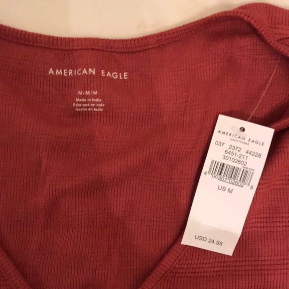 American eagle maroon top - Picture 2 of 3